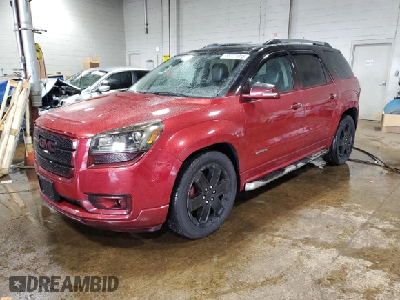 2013 GMC Acadia Denali z VIN 1GKKVTKD2DJ188973, wystawiony jako Copart lot #58321915 z przebiegiem 197 746 mil mil oraz Szkoda całkowita • Salvage title. Historia ofert i sprzedaży dostępna na DreamBid. Obrazek 1.