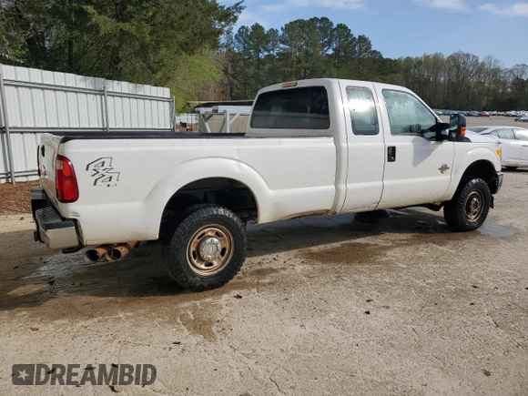 2012 Ford F-250 XL with VIN 1FT7X2BTXCEC84984, listed as a Copart auction lot 51268755 with 253,763 mi miles and Clean title. Bid and sale history available at DreamBid. Image 3.