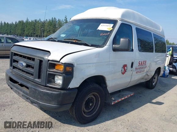 2013 Ford Econoline Cargo Commercial with VIN 1FTNE1EW2DDA78482, listed as a IAAI auction lot 42575152 with 543,296 mi miles and . Bid and sale history available at DreamBid. Image 2.