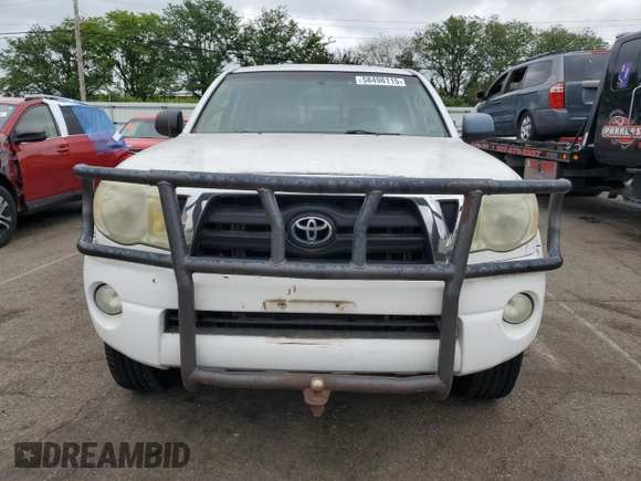 2005 Toyota Tacoma PreRunner z VIN 5TEKU72N55Z041875, wystawiony jako Copart lot #58498115 z przebiegiem 185 347 mil mil oraz Czysty tytuł • Clean title. Historia ofert i sprzedaży dostępna na DreamBid. Obrazek 5.