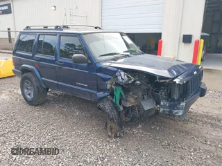 2001 Jeep Cherokee Sport with VIN 1J4FT48S71L525856, listed as a IAAI auction lot 42349383 with 218,122 mi miles and . Bid and sale history available at DreamBid. Image 1.