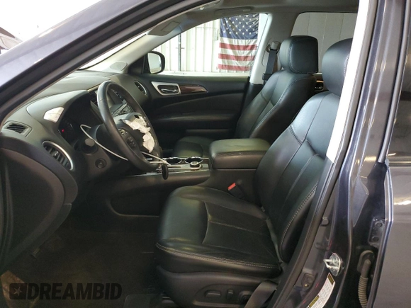 2014 Nissan Pathfinder Platinum with VIN 5N1AR2MM8EC673493, listed as a Copart auction lot 61280545 with 100,569 mi miles and Salvage title. Bid and sale history available at DreamBid. Image 7.