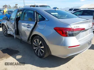 2022 Honda Civic Sedan EX with VIN 2HGFE1F79NH327295, listed as a IAAI auction lot 41718620 with 26,624 mi miles. Bid and sale history available at carsss.com. Image 3.