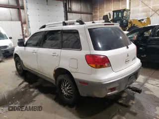 2004 Mitsubishi Outlander LS with VIN JA4LZ31F54U002164, listed as a Copart auction lot 86822794 with 267,669 mi miles and Salvage Title. Bid and sale history available at carsss.com. Image 2.