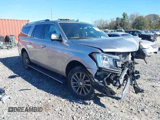2021 Ford Expedition Max Limited with VIN 1FMJK1KT7MEA45341, listed as a IAAI auction lot 40932067 with 85,499 mi miles and . Bid and sale history available at DreamBid. Image 1.