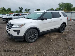 2018 Ford Explorer XLT z VIN 1FM5K8D80JGA32076, wystawiony jako Copart lot #56752255 z przebiegiem 79 947 mil mil oraz Szkoda całkowita • Salvage title. Historia ofert i sprzedaży dostępna na DreamBid. Obrazek 1.