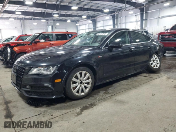 2014 Audi A7 Premium Plus z VIN WAUWGAFC2EN082639, wystawiony jako Copart lot #50797845 z przebiegiem 181 685 mil mil oraz Szkody całkowita. Historia ofert i sprzedaży dostępna na DreamBid. Obrazek 1.