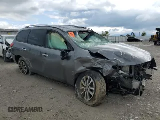 2015 Nissan Pathfinder SV with VIN 5N1AR2MN4FC616881, listed as a Copart auction lot 57778835 with Not provided miles and Salvage title. Bid and sale history available at DreamBid. Image 4.