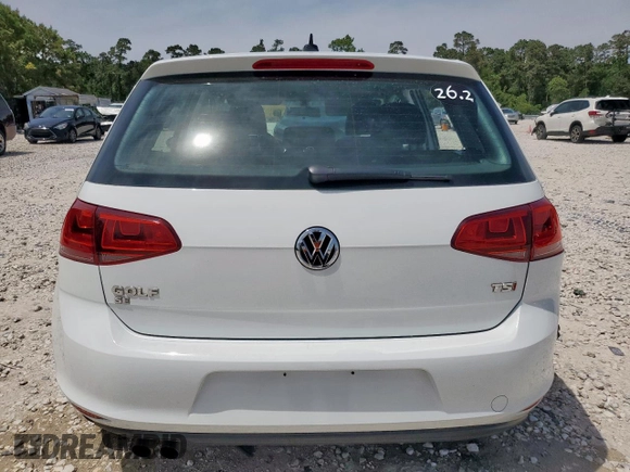 2017 Volkswagen Golf S с VIN 3VW217AU8HM042454, выставлен на аукционе Copart как лот 57102685 с пробегом 145 637 миль миль и Списание • Salvage title. История ставок и продаж доступна на DreamBid. Изображение 6.