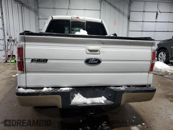 2010 Ford F-150 XL with VIN 1FTFW1EVXAFD69983, listed as a Copart auction lot 44758875 with 299,876 mi miles and Salvage Title. Bid and sale history available at DreamBid. Image 6.