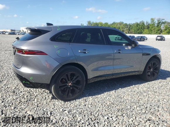 2023 Jaguar F-Pace S z VIN SADCJ2EX2PA710649, wystawiony jako Copart lot #51496615 z przebiegiem 26 357 mil mil oraz Szkoda całkowita • Salvage title. Historia ofert i sprzedaży dostępna na DreamBid. Obrazek 3.