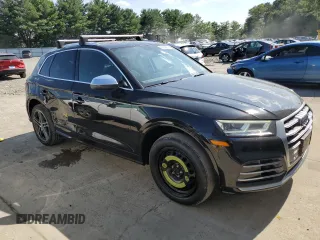 2018 Audi SQ5 Prestige with VIN WA1C4AFY2J2048409, listed as a Copart auction lot 68309924 with 66,747 mi miles and Salvage Title. Bid and sale history available at DreamBid. Image 4.