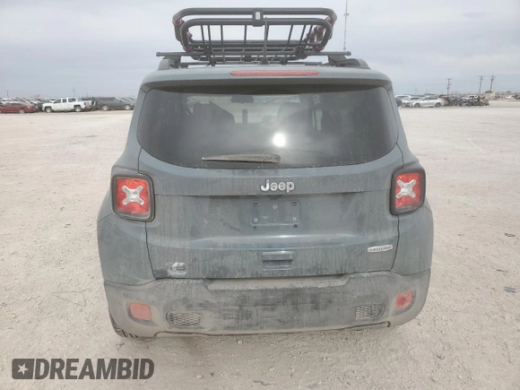 2018 Jeep Renegade Latitude with VIN ZACCJABH4JPH33439, listed as a Copart auction lot 48792455 with 37,992 mi miles and Salvage title. Bid and sale history available at DreamBid. Image 6.