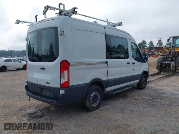 2015 Ford Transit Cargo with VIN 1FTNR1CM2FKB29029, listed as a IAAI auction lot 42286089 with 130,845 mi miles and . Bid and sale history available at DreamBid. Image 4.