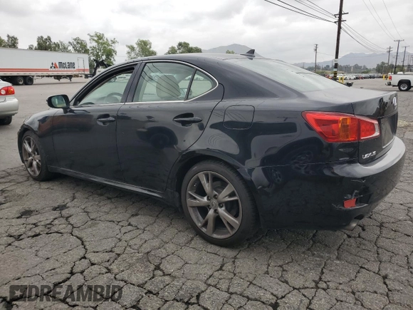 2009 Lexus IS 250 with VIN JTHBK262292089190, listed as a Copart auction lot 55884295 with 205,946 mi miles and Clean Title. Bid and sale history available at DreamBid. Image 2.