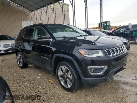 2018 Jeep Compass Limited with VIN 3C4NJDCB4JT340733, listed as a Copart auction lot 50161175 with 84,826 mi miles and Clean Title. Bid and sale history available at DreamBid. Image 4.