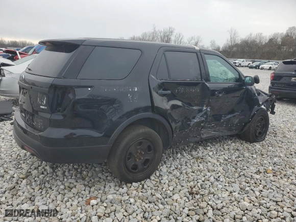 2017 Ford Police Interceptor Utility with VIN 1FM5K8AR6HGE01207, listed as a Copart auction lot 84407984 with 0 mi miles and Clean Title. Bid and sale history available at carsss.com. Image 3.