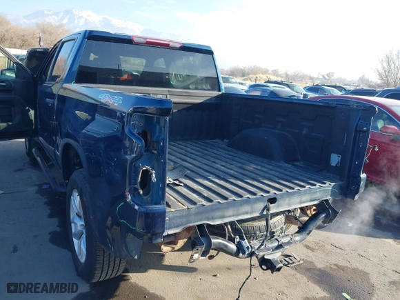 2021 Chevrolet Silverado 1500 Custom with VIN 3GCPYBEK9MG341735, listed as a IAAI auction lot 41037949 with 69,936 mi miles. Bid and sale history available at carsss.com. Image 6.