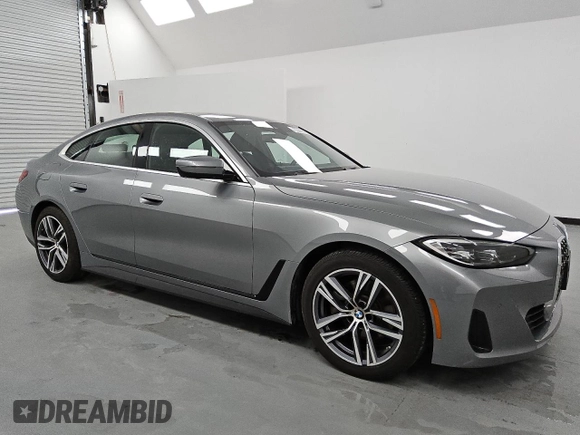 2024 BMW 4 Series 430i xDrive with VIN WBA73AV01RFT24845, listed as a Copart auction lot 50103225 with 17,396 mi miles and Clean Title. Bid and sale history available at carsss.com. Image 4.