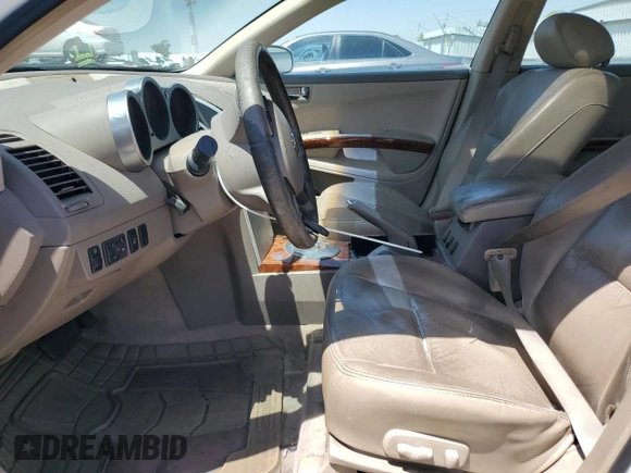 2006 Nissan Maxima SE z VIN 1N4BA41E46C841162, wystawiony jako Copart lot #56487185 z przebiegiem Nie podano mil oraz Czysty tytuł • Clean title. Historia ofert i sprzedaży dostępna na DreamBid. Obrazek 7.