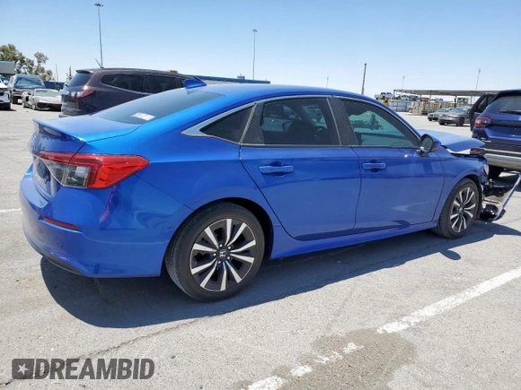 2023 Honda Civic EX с VIN 2HGFE1F7XPH310539, выставлен на аукционе Copart как лот 57753885 с пробегом 26 878 миль миль и Списание • Salvage title. История ставок и продаж доступна на DreamBid. Изображение 3.