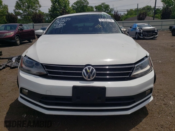2015 Volkswagen Jetta SE with VIN 3VWD17AJ0FM326205, listed as a Copart auction lot 61358115 with Not provided miles and Salvage title. Bid and sale history available at DreamBid. Image 5.