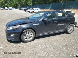 2014 Kia Optima LX with VIN KNAGM4AD4E5066151, listed as a Copart auction lot 63258415 with 186,111 mi miles and Clean title. Bid and sale history available at DreamBid. Image 1.