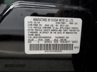 2018 Infiniti Q50 Sport with VIN JN1EV7APXJM365536, listed as a Copart auction lot 42634205 with 44,736 mi miles and Clean Title. Bid and sale history available at carsss.com. Image 12.