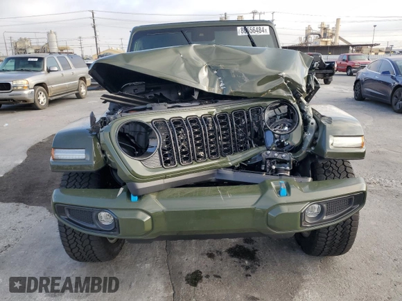 2024 Jeep Wrangler High Altitude z VIN 1C4RJXU68RW152890, wystawiony jako Copart lot #86656484 z przebiegiem 984 mil mil oraz Szkoda całkowita • Salvage title. Historia ofert i sprzedaży dostępna na DreamBid. Obrazek 5.