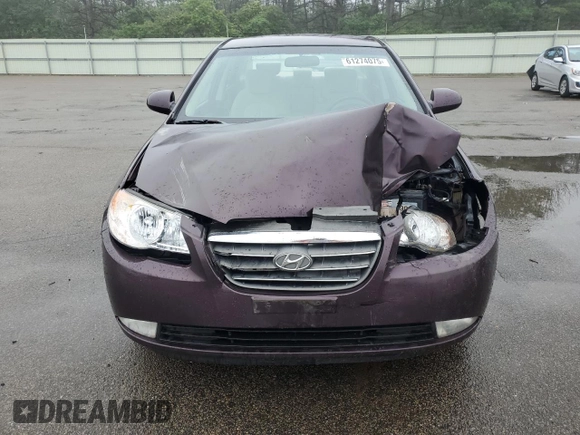 2009 Hyundai Elantra SE z VIN KMHDU46D89U784842, wystawiony jako Copart lot #61274075 z przebiegiem 182 433 mil mil oraz Szkoda całkowita • Salvage title. Historia ofert i sprzedaży dostępna na DreamBid. Obrazek 5.