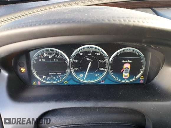 2015 Jaguar XJ Portfolio with VIN SAJWJ2GD2F8V76289, listed as a Copart auction lot 48222815 with 95,420 mi miles and Salvage title. Bid and sale history available at DreamBid. Image 9.