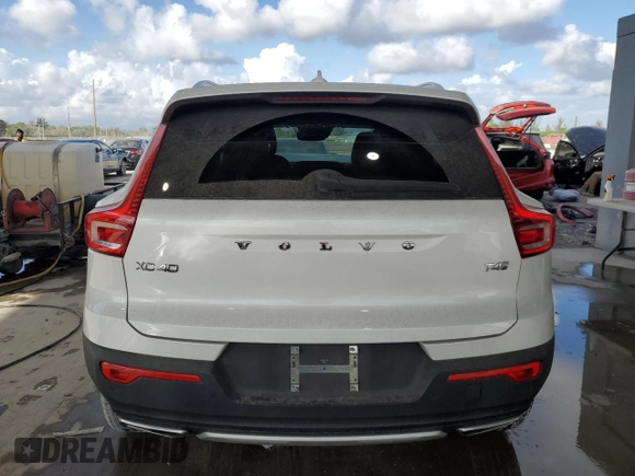 2020 Volvo XC40 Inscription with VIN YV4AC2HL9L2240921, listed as a Copart auction lot 45396115 with 58,576 mi miles and Salvage Title. Bid and sale history available at carsss.com. Image 6.