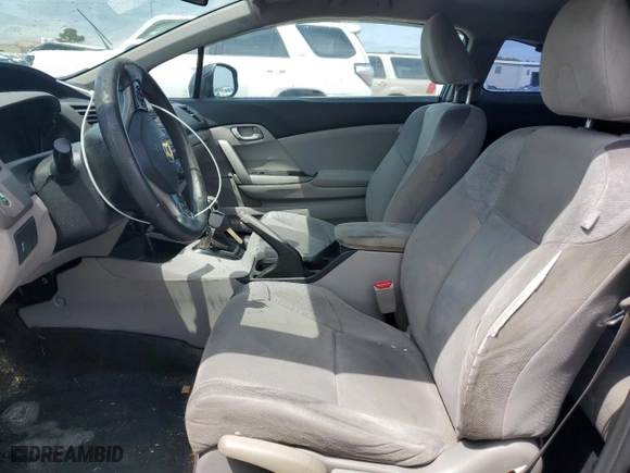 2012 Honda Civic Cpe LX with VIN 2HGFG3A58CH542689, listed as a Copart auction lot 49291585 with 204,804 mi miles and Clean Title. Bid and sale history available at carsss.com. Image 7.