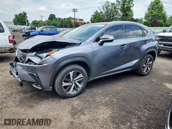 2020 Lexus NX 300 with VIN JTJGARDZ5L5013355, listed as a Copart auction lot 63811115 with 64,579 mi miles and Salvage title. Bid and sale history available at DreamBid. Image 1.