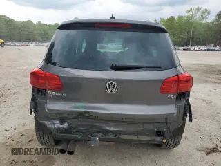 2016 Volkswagen Tiguan SEL with VIN WVGAV7AX8GW577338, listed as a Copart auction lot 53916725 with 102,111 mi miles and Salvage Title. Bid and sale history available at DreamBid. Image 6.