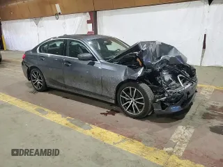2019 BMW 3 Series 330i xDrive with VIN WBA5R7C59KAJ85302, listed as a Copart auction lot 46844465 with 54,469 mi miles and Salvage Title. Bid and sale history available at carsss.com. Image 14.