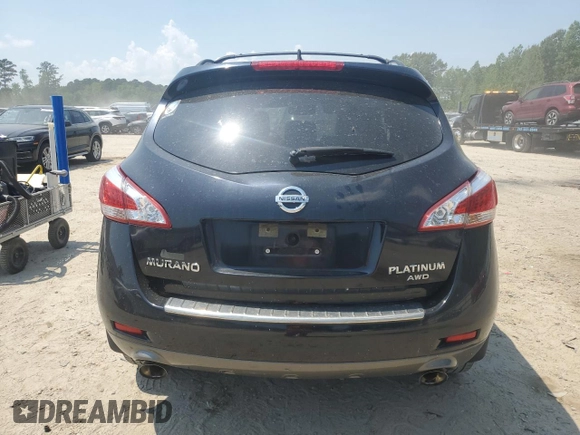 2013 Nissan Murano SV with VIN JN8AZ1MW3DW307782, listed as a Copart auction lot 54983695 with 141,318 mi miles and Clean Title. Bid and sale history available at carsss.com. Image 6.