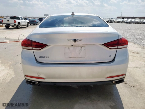 2015 Hyundai Genesis 3.8L with VIN KMHGN4JE4FU043951, listed as a Copart auction lot 50373415 with 64,079 mi miles and Salvage Title. Bid and sale history available at carsss.com. Image 6.