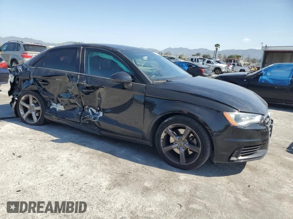 2015 Audi A3 1.8T Premium with VIN WAUACGFF7F1039653, listed as a Copart auction lot 52120215 with 106,666 mi miles and Salvage Title. Bid and sale history available at carsss.com. Image 4.
