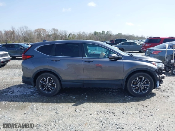 2022 Honda CR-V EX with VIN 5J6RW1H53NA011257, listed as a IAAI auction lot 41727284 with 105,543 mi miles. Bid and sale history available at carsss.com. Image 14.