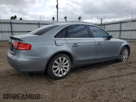 2011 Audi A4 Premium Plus with VIN WAUFFAFL4BA098850, listed as a Copart auction lot 54441645 with 145,293 mi miles and Salvage title. Bid and sale history available at DreamBid. Image 3.
