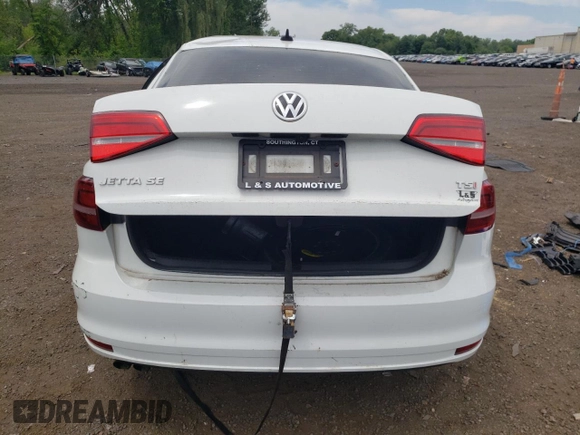 2015 Volkswagen Jetta SE with VIN 3VWD17AJ0FM326205, listed as a Copart auction lot 61358115 with Not provided miles and Salvage title. Bid and sale history available at DreamBid. Image 6.