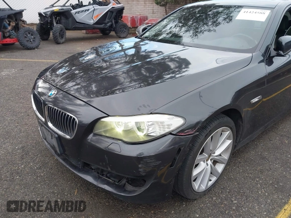 2011 BMW 5 Series 535i with VIN WBAFR7C53BC603149, listed as a IAAI auction lot 41424588 with 161,404 mi miles and . Bid and sale history available at carsss.com. Image 6.