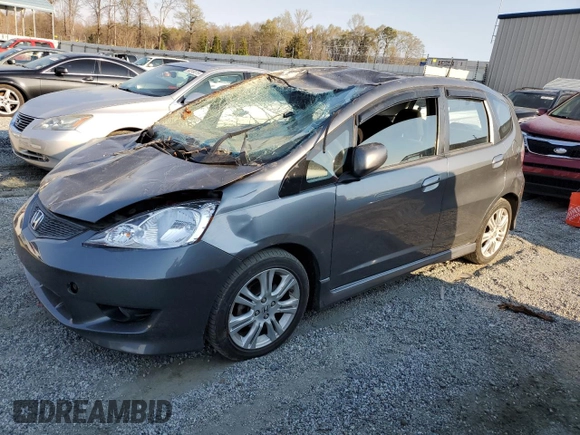 2011 Honda Fit Sport with VIN JHMGE8H59BC015921, listed as a Copart auction lot 49580215 with Not Provided miles and Salvage Title. Bid and sale history available at DreamBid. Image 1.
