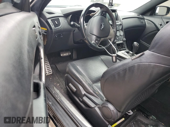 2016 Hyundai Genesis Coupe R-Spec с VIN KMHHU6KJXGU134450, выставлен на аукционе Copart как лот 52799035 с пробегом 110 154 миль миль и Списание • Salvage title. История ставок и продаж доступна на DreamBid. Изображение 8.