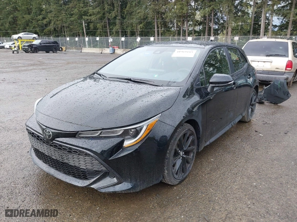 2022 Toyota Corolla Hatchback SE with VIN JTND4MBE9N3170722, listed as a IAAI auction lot 41969185 with 12,723 mi miles. Bid and sale history available at carsss.com. Image 18.