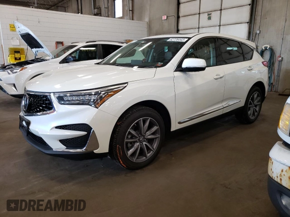 2019 Acura RDX w/Technology Pkg with VIN 5J8TC2H53KL029558, listed as a Copart auction lot 62726443 with 35,751 mi miles. Bid and sale history available at carsss.com. Image 1.