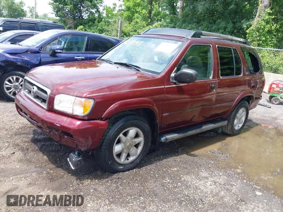 2002 Nissan Pathfinder SE z VIN JN8DR09Y52W737232, wystawiony jako IAAI lot #42381901 z przebiegiem 272 847 mil mil oraz . Historia ofert i sprzedaży dostępna na DreamBid. Obrazek 2.