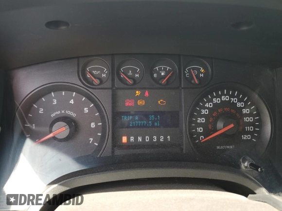 2010 Ford F-150 XL with VIN 1FTFW1EV6AKE26946, listed as a Copart auction lot 53942875 with 217,777 mi miles and Salvage Title. Bid and sale history available at carsss.com. Image 9.