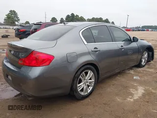 2013 Infiniti G37 Journey with VIN JN1CV6AP2DM726053, listed as a IAAI auction lot 41500122 with 119,409 mi miles. Bid and sale history available at carsss.com. Image 4.